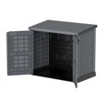 thumbnail image 4 of Duramax Boîte de Rangement Extérieure 1200L pour Terrasse et Jardin, Gris, 4 of 11
