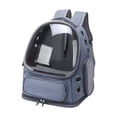 thumbnail image 1 of Large Space Cat Backpack for Travel and Outdoor Adventures Cat Backpack Breathable Transparent Design for Kitty Up to 15lbs for Hiking Camping and Outdoor Trips, 1 of 3