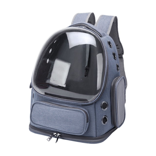 Large Space Cat Backpack for Travel and Outdoor Adventures Cat Backpack Breathable Transparent Design for Kitty Up to 15lbs for Hiking Camping and Outdoor Trips