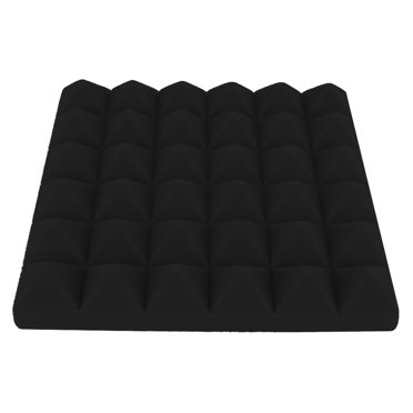 Soundproofing Foam,6Pcs Pyramid Shape Sound Soundproofing Sponge Acoustic Panel Streamlined Design