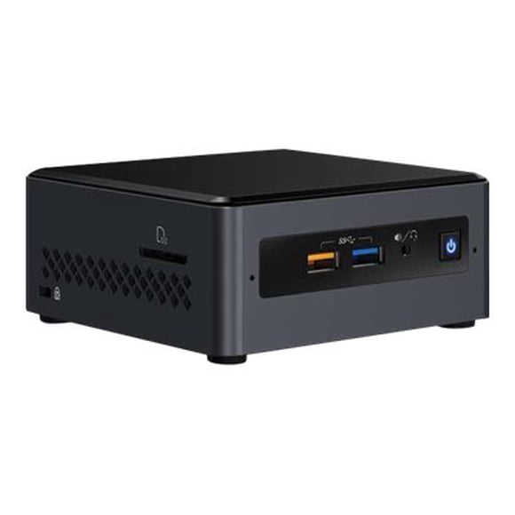 Intel Next Unit of Computing Kit NUC7PJYHN - Barebone - mini PC 1 x Pentium Silver J5005 / jusqu'à 2,8 GHz - RAM 0 Go - UHD Graphics 605 - Ethernet Gigabit