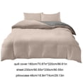 thumbnail image 3 of Queen Bedding Set under $5! CQCYD Queen Size Bedding Set, 4 Piece Bedding Collection, Washed Cotton Sheets, Teen Dorm Bedding, Comfortable Bed Set, Fresh Color Design, Complete Bedding Package, 3 of 6