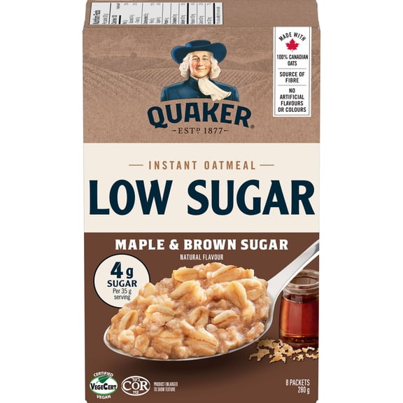 Quaker® IQO Faible teneur en sucre Érable et cassonade