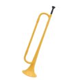 thumbnail image 1 of Beginner-Friendly Bb Plastic Trumpet for Students - Ammoon Yellow ABS Eco-Material Musical Instrument with Smooth Surface, Exquisite Design, High-Quality Sound & Lightweight 130g Build, Includes, 1 of 7