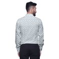 thumbnail image 4 of BESTMAN Printed Formal Shirts For Men Spread Collar Cotton Shirt, 4 of 5