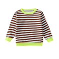 thumbnail image 1 of RXIRUCGD Enfants Hommes et Femmes Manches Longues Col Rond Hauts Chemise( Bleu, Taille:80 ), 1 of 2