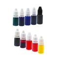 thumbnail image 2 of 10x 7ml Stamp Refill Color Inking Stamp Oil Flash Refill Bright Color Inking for Making Seal Office Supplies Paper Wood, 2 of 5
