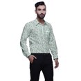 thumbnail image 4 of BESTMAN Slim FitShirtsFor Men Button DownLong Sleeve PrintedShirtsFor Boys, 4 of 5