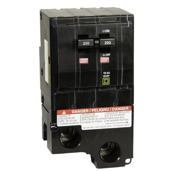 Square D by Schneider Electric QO2200CP QO 200 A Disjoncteur Bipolaire
