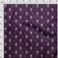 thumbnail image 3 of oneOone Cotton Poplin Fabric Ikat Style Kasuri Print Fabric BTY 56 Inch Wide, 3 of 4
