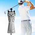 thumbnail image 5 of facefd Golf Head Covers Mallet Putter Professionals Outdoor Training Equipment UT Wood Grey, 5 of 5