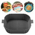 thumbnail image 1 of TIMIFIS Air Doublures en Silicone pour Friteuse à Chaud Essentiels de Cuisine Casserole en Silicone pour Friteuse à Air Chaud Doublures Rondes Réutilisables pour Panier de Friteuse à Air Accessoires - Remplacement des Doublures en Papier Parchemin -[7.5 Pouces] Essentiels pour Appartement, 1 of 3
