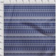 thumbnail image 3 of oneOone Georgette Viscose Royal Blue Fabric Aztec Tribal Craft Projects Decor Fabric Printed By The Yard 42 Inch Wide, 3 of 4