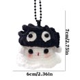 thumbnail image 3 of Birdeem Little Ghost Hand-Woven Cute Keychain Bag Car Pendant Hanging Gift, 3 of 5