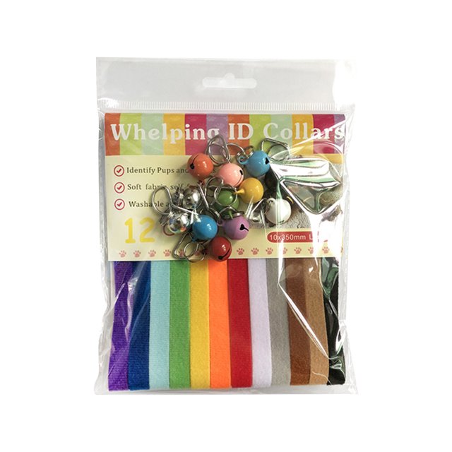 Agiferg 12 Colors Identification ID Collars Bands Whelp Puppy Dog Pet Cat