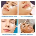 thumbnail image 4 of 20 Pieces Lash Shampoo Brushes Cosmetic Lash cleaner Peel Off Remover Tool Black, 4 of 9