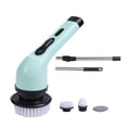 thumbnail image 2 of LSLJS Electric Spin Scrubbers, Wireless Cleaning Spin Brush with 9 Replaceable Brush Head Power Scrubbers for Bathroom, Kitchen, Tile Electric Spin Scrubbers Mop, Electric Cleaning Brush, 2 of 9