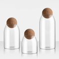 thumbnail image 2 of Glass Food Storage Jar 2 Mouth Airtight Food Jar Kitchen Glass Canister with Lid, 2 of 10