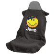 thumbnail image 2 of Seat Armour SA100JEPSFB Jeep Black Smiley Face Seat Cover, 2 of 2