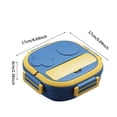 thumbnail image 2 of WIFKLSIIPG Two Grid Portable School Lunch Box Bento Thermal Insulated Food Container Stainless Steel Insulated Square Lunch Box for Travel Office for Girls Boys, 2 of 2