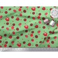 thumbnail image 2 of Soimoi Cotton Duck Fabric Raspberry,Strawberry & Cherry Fruits Printed Craft Fabric by The Yard 42 Inch Wide, 2 of 3