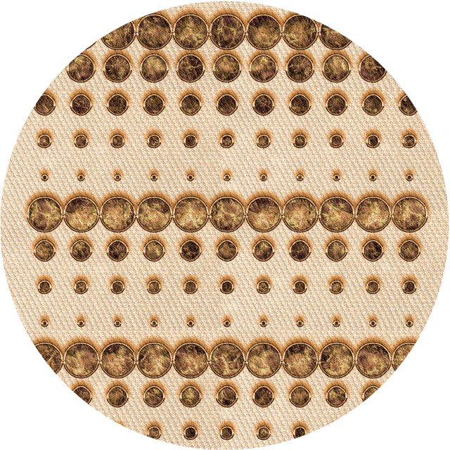 Ahgly Company Tapis d'Intérieur Lavable en Machine Carré Transitionnel Pêche Orange Profond, 3 Pieds Carré