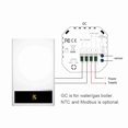 thumbnail image 3 of 95-240V Wi-Fi Smart Programmable Thermostat 5+1+1 Six Periods Voice APP Control Backlight LCD Water/ Gas Boiler Heating Thermoregulator with UV Index Humidity Display Lock Function, 3 of 7