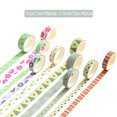 thumbnail image 2 of Craft Tape Colorful DIY 10 Rolls Decorative 6.56ft Masking Tape Planner Tape, 2 of 10