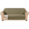 thumbnail image 1 of 2024 Housse de Sofa Réversible 1 Pce Matelassée (Sofa TG Taupe), 1 of 6
