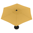 thumbnail image 3 of HOMETRENDS 7.5 ft. Round Push-Up Market Patio Umbrella, Yolk, 3 of 10