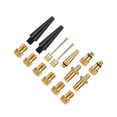 thumbnail image 2 of ZLight BRASS ADAPTOR PRESTA for SCHRADER BICYCLE VALVE CONVERTER PUMP 32pcs BIKE 15 pcs, 2 of 6