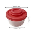 thumbnail image 3 of Pepper Shakers Proof Small Mini Pepper Shaker To Go Camping Picnic Outdoors Kitchen Lunch Boxes Travel Organization Must Haves with Bread Containers Storage Airtight Loaf Room Organization And Storage, 3 of 3