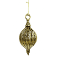 thumbnail image 1 of Holiday Time, Vintage Gold Finial Ornament, 4pk, 1 of 4