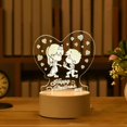 thumbnail image 1 of Desk LED USBNight Light Creative Bedroom Bedside Table Day gift Lamp O3A6, 1 of 9