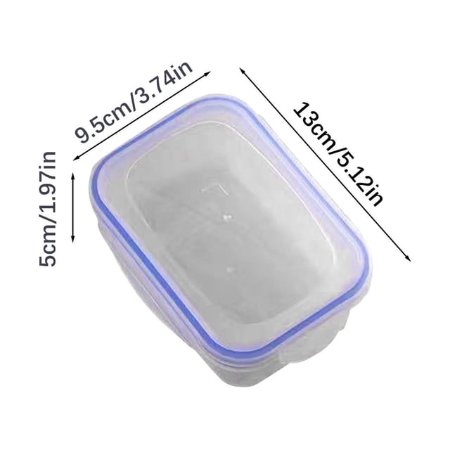 Bigersell Plastic Food Storage Containers with Lids Airtight Food Containers Reusable Stackable Food Storage Box Kitchen Pantry Organization Dry Food Storage Canister A-S