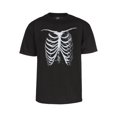 thumbnail image 1 of T-Shirt à Manches Courtes Ribcage pour Homme - Noir - Moyen, 1 of 1