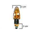 thumbnail image 4 of Krator Mini Custom Turn Signals Indicator Lights Lamp Compatible with Kawasaki Ninja ZXR ZX 1000 10R 12R 14R, 4 of 5
