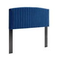 thumbnail image 1 of Modway Rebecca Performance Velvet Full/Queen Headboard, Navy, 1 of 2