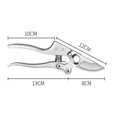 thumbnail image 2 of Pruning Shears Professional Bypass Garden Scissors, Gardening Tools Hand Pruner, 2 of 5