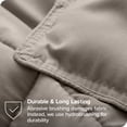 thumbnail image 4 of Bare Home Goose Down Alternative Comforter Set - 3 Piece Set - Queen, Khaki, 4 of 7