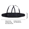 thumbnail image 2 of Adjustable Lower Back Support Belt for Posture Correction and Injury Prevention During Sports and Work, 2 of 5