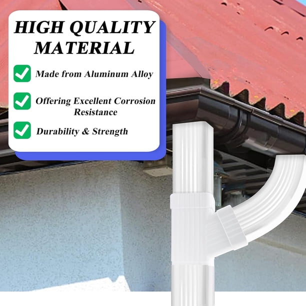 Downspout Gutter Y Connector rain gutter downspout extensions (3x4 Upright(One Upright Downspout Gutter Y Connector rain gutter downspout extensions (3x4 Upright(One Upright