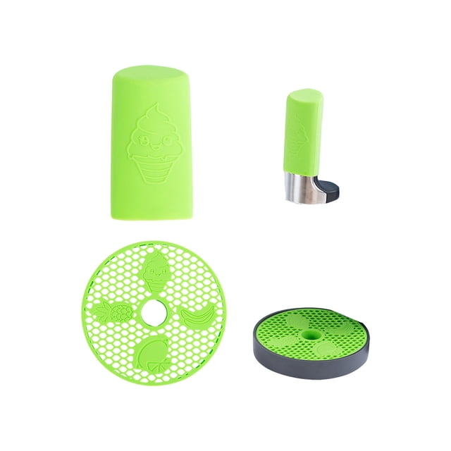 ZZHZGZon Sale Silicone Handle Cover and Tray for Slushie Machine with Soft Glow in Dark Design Slushie Machine