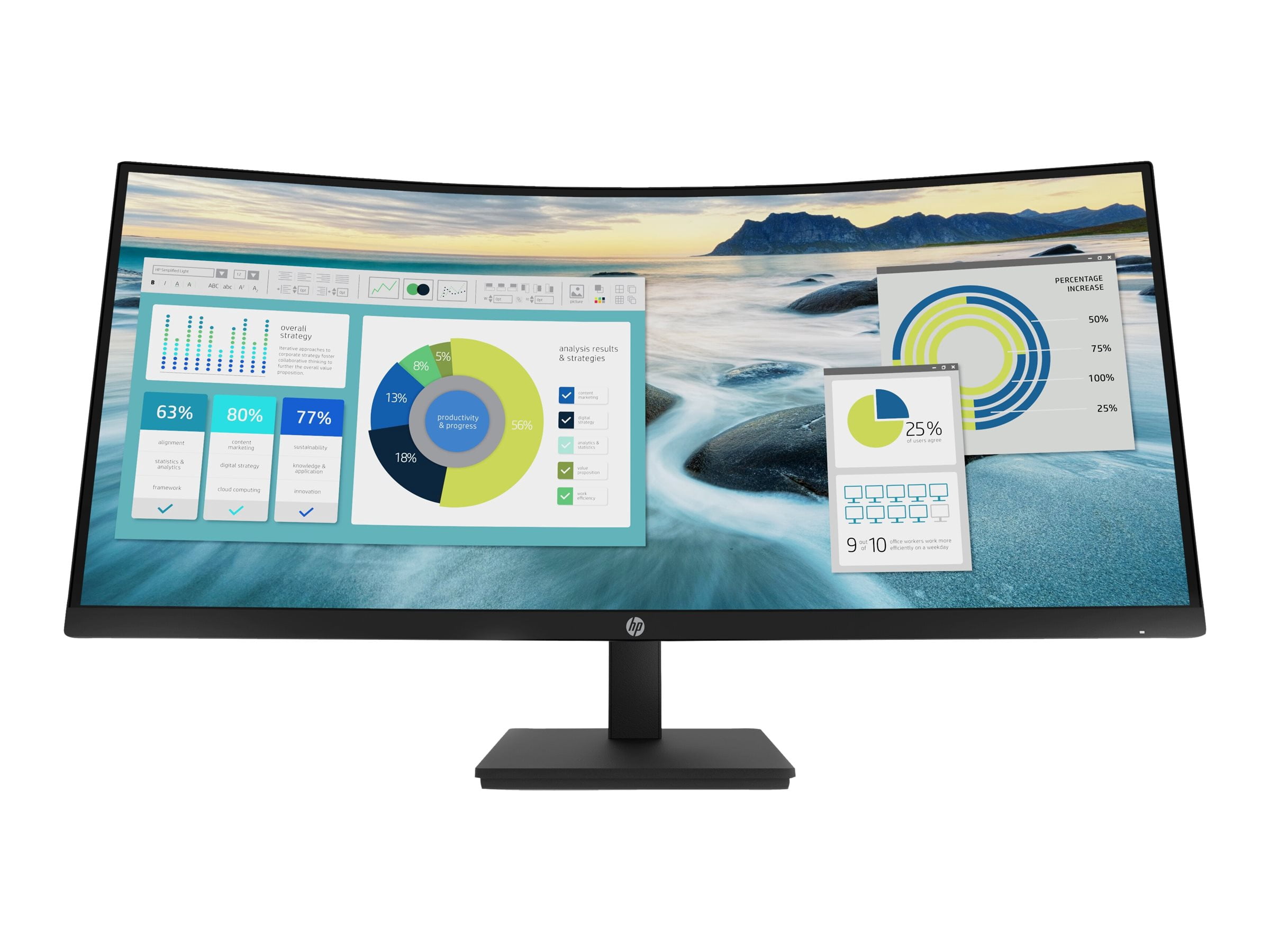 P34hc  34-inch Curved Display