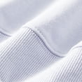 thumbnail image 5 of Milgrthf Unisexe Garçons Filles Chandails d'Automne Sport Décontracté Manches Longues Fermeture Éclair Complète Mignon Col Ras du Cou Basique Couleur Unie Chandails à Capuchon Chandail avec Poche Blanc 4-5 Ans, 5 of 5