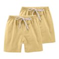 thumbnail image 1 of RXIRUCGD 2025 Summer Clothes for Kids 2PC Children's Summer Solid Casual Sports Shorts With Drawstring For Kids, 1 of 6