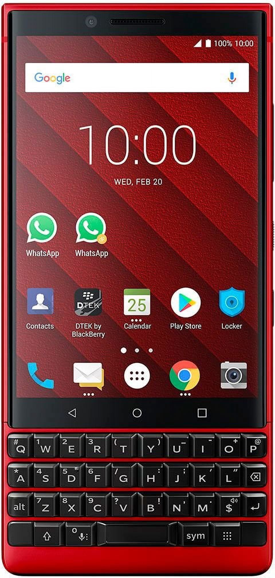 KEY2 Red Edition with 128GB Memory Cell Phone (Unlocked)