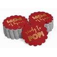 thumbnail image 2 of Inkdotpot Pack Of 100 Real Gold Foil Paper Tags Ready To Pop Baby Shower Favor Hang Tags, 2 of 6