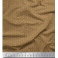 thumbnail image 1 of Soimoi Silk Fabric Hand Drawn Curve Small Printed Fabric 1 Yard 42 Inch Wide, 1 of 3