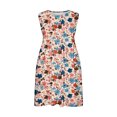 thumbnail image 2 of LOVZFMLL Robe d'Été à Manches Courtes pour Filles, à Volants, avec Poches, à Col Rond, Imprimée, Robe, Joli Débardeur, 2 of 8